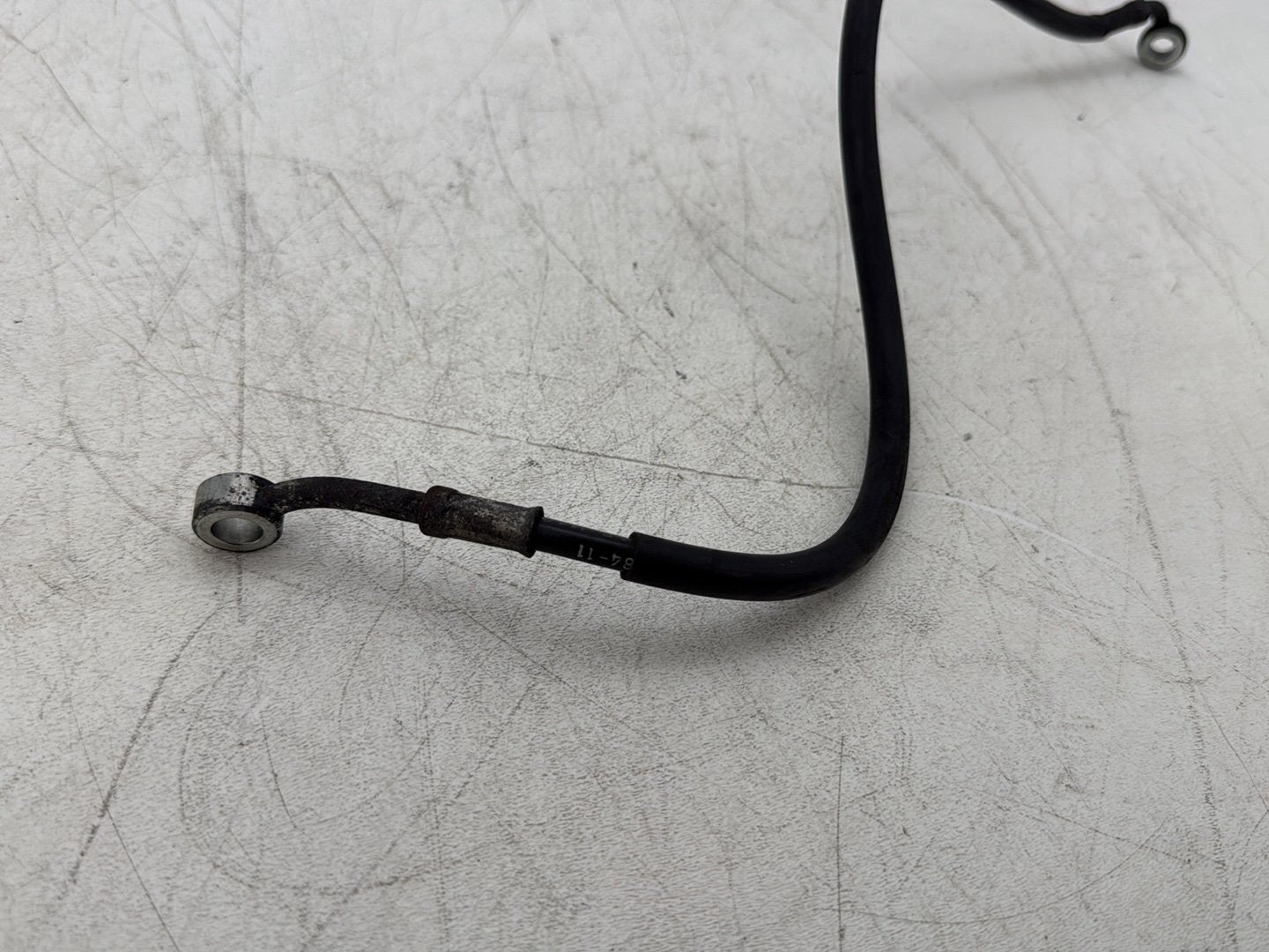 2011 Harley Softail FLSTFB Fat Boy OEM Rear Brake Hose Line Pipe ABS 43384-11