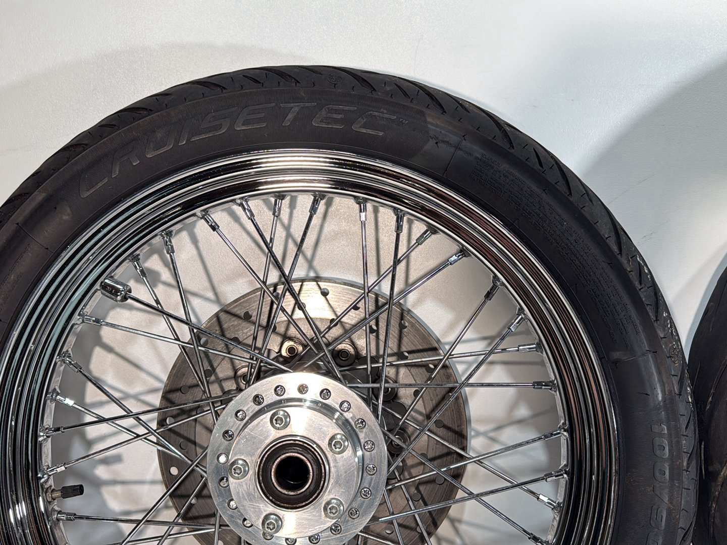 2007 - 2017 Harley-Davidson Dyna Super Glide Custom Front Rear Wheel Rim Tire Spoked 43105-06 , 40979-06