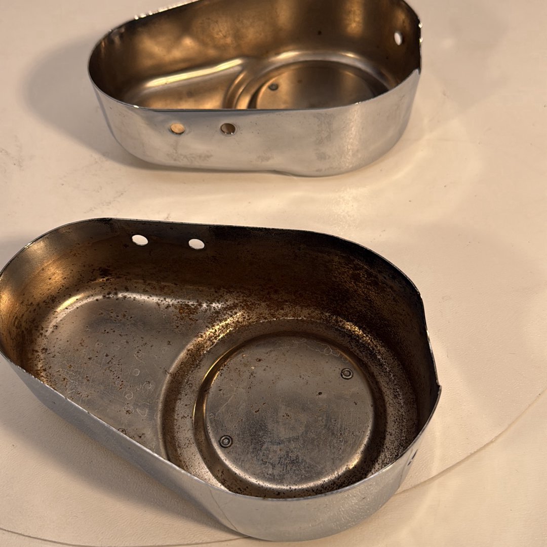 1984 - 1998 Harley-Davidson Touring Road King Police Front Wheel Axle Nut Covers Caps 43070-89