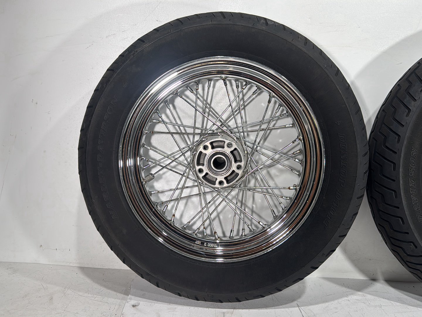 2013 Harley Heritage Softail Classic FLSTC OEM Front Rear Wheel Rim Tire Spoked