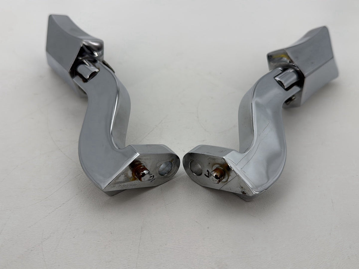 2013 Harley Street Glide Touring FLHX Passenger Left & Right Foot Pegs Bad Dad