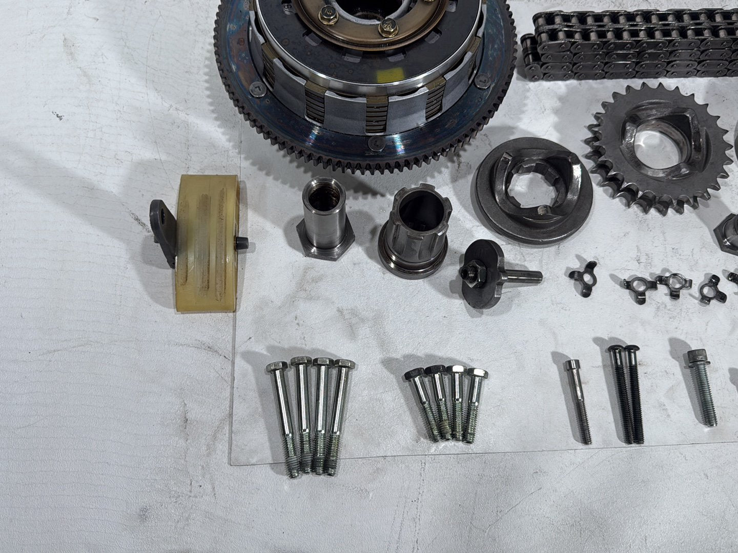 2005 Harley Softail Springer FLSTSCI OEM Clutch Basket Chain Tensioner Kit