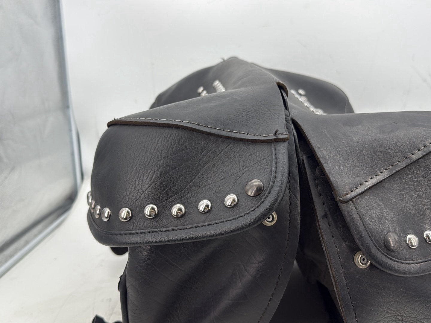 1997 Harley Softail Heritage Classic Rear Left Right Saddlebags Luggage Leather