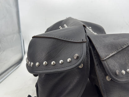 1997 Harley Softail Heritage Classic Rear Left Right Saddlebags Luggage Leather