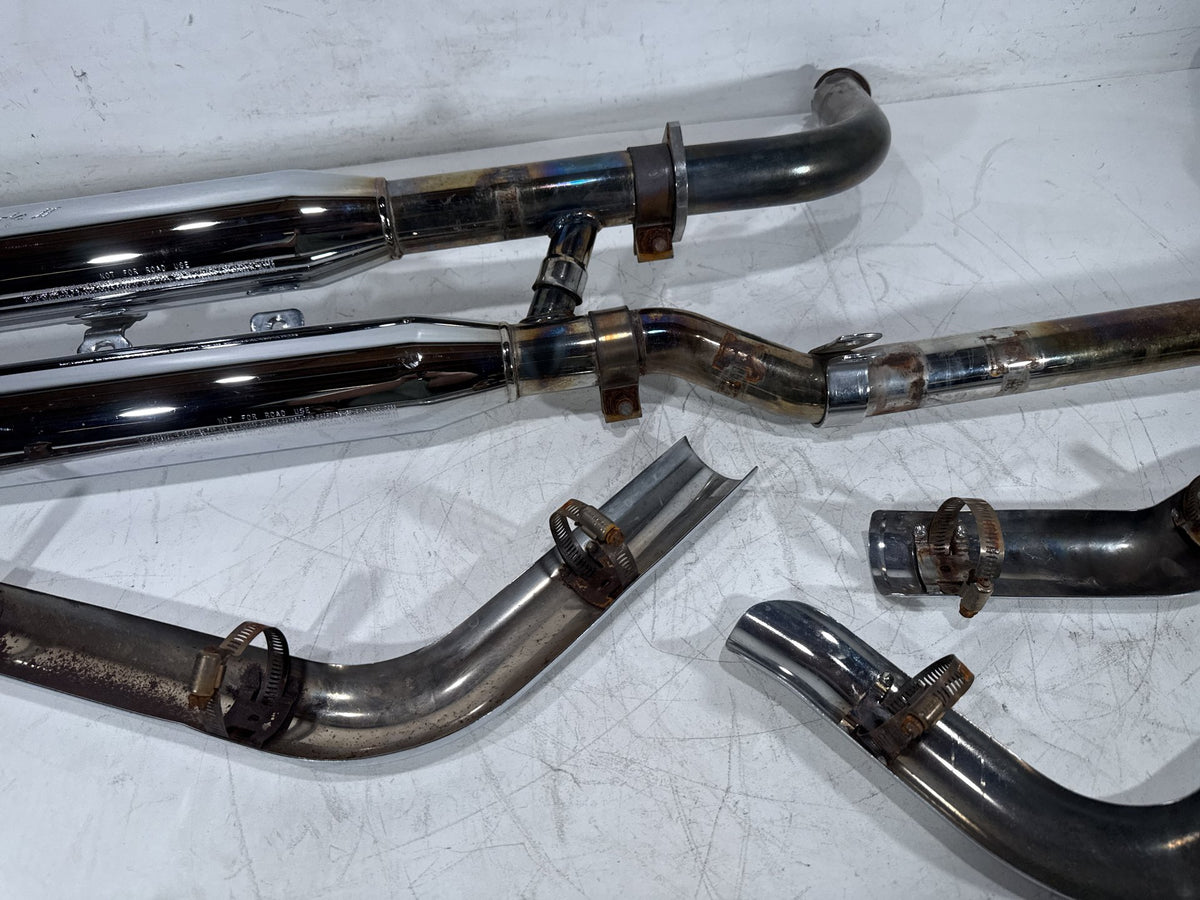 2003 Harley Softail Deuce FXSTDI OEM Exhaust Header Muffler Pipes Screamin Eagle