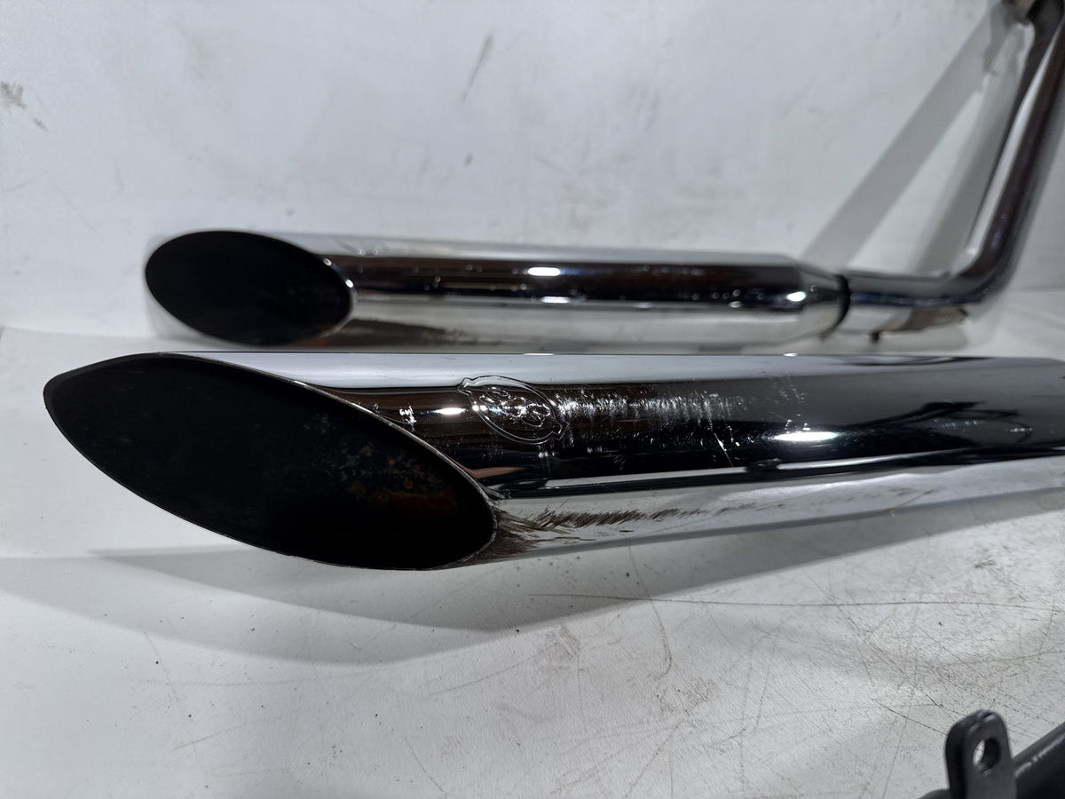 04 Harley Heritage Softail Classic FLSTCI Exhaust Header Pipes Muffler S & S