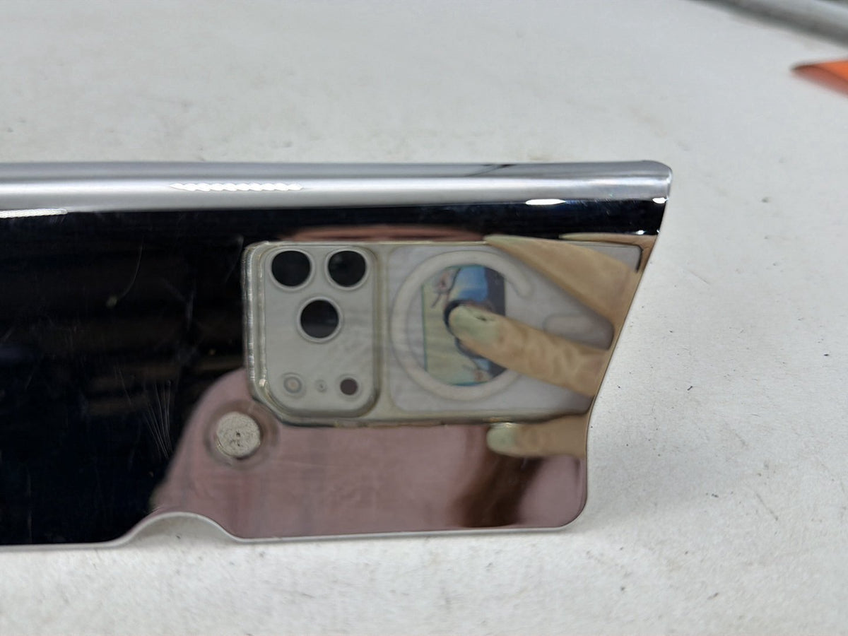 1990 Harley Electra Glide Touring Sport OEM Transmission Chrome Cover Trim Panel