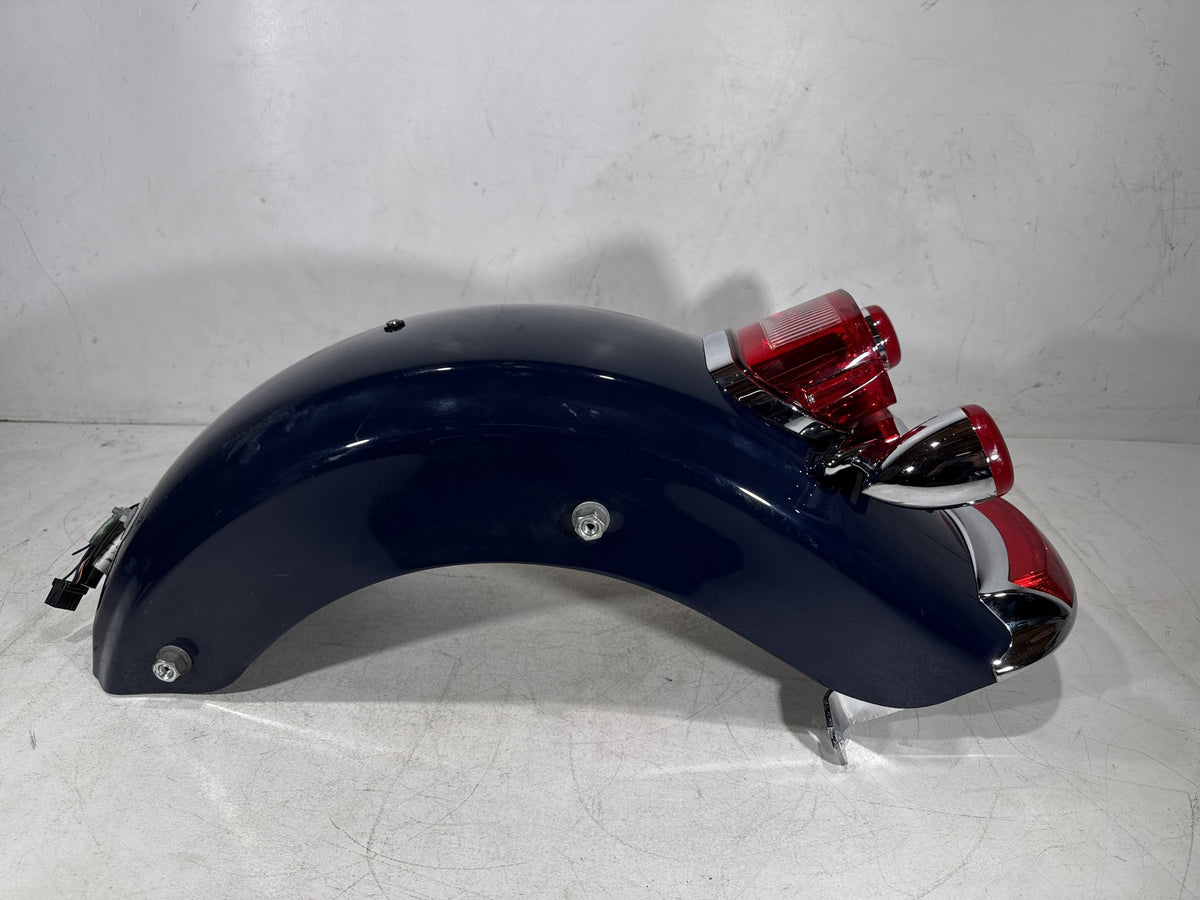 11 Harley Electra Glide Touring Police OEM Rear Wheel Fender & Turn Signals Bar