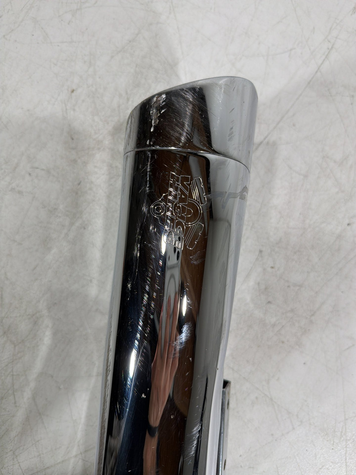 09 Harley Street Glide Touring Exhaust Header Pipes Muffler BENT SCRATCHED
