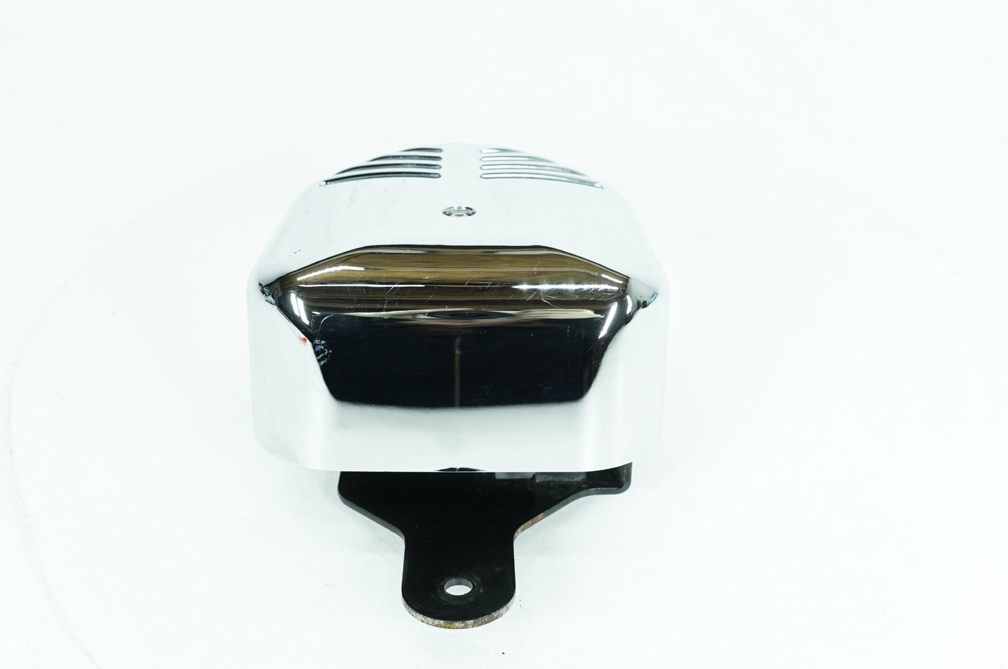 1984 - 1998 Harley-Davidson Touring Electra Glide Classic Horn Signal Klaxon Chrome Cover Ribbed