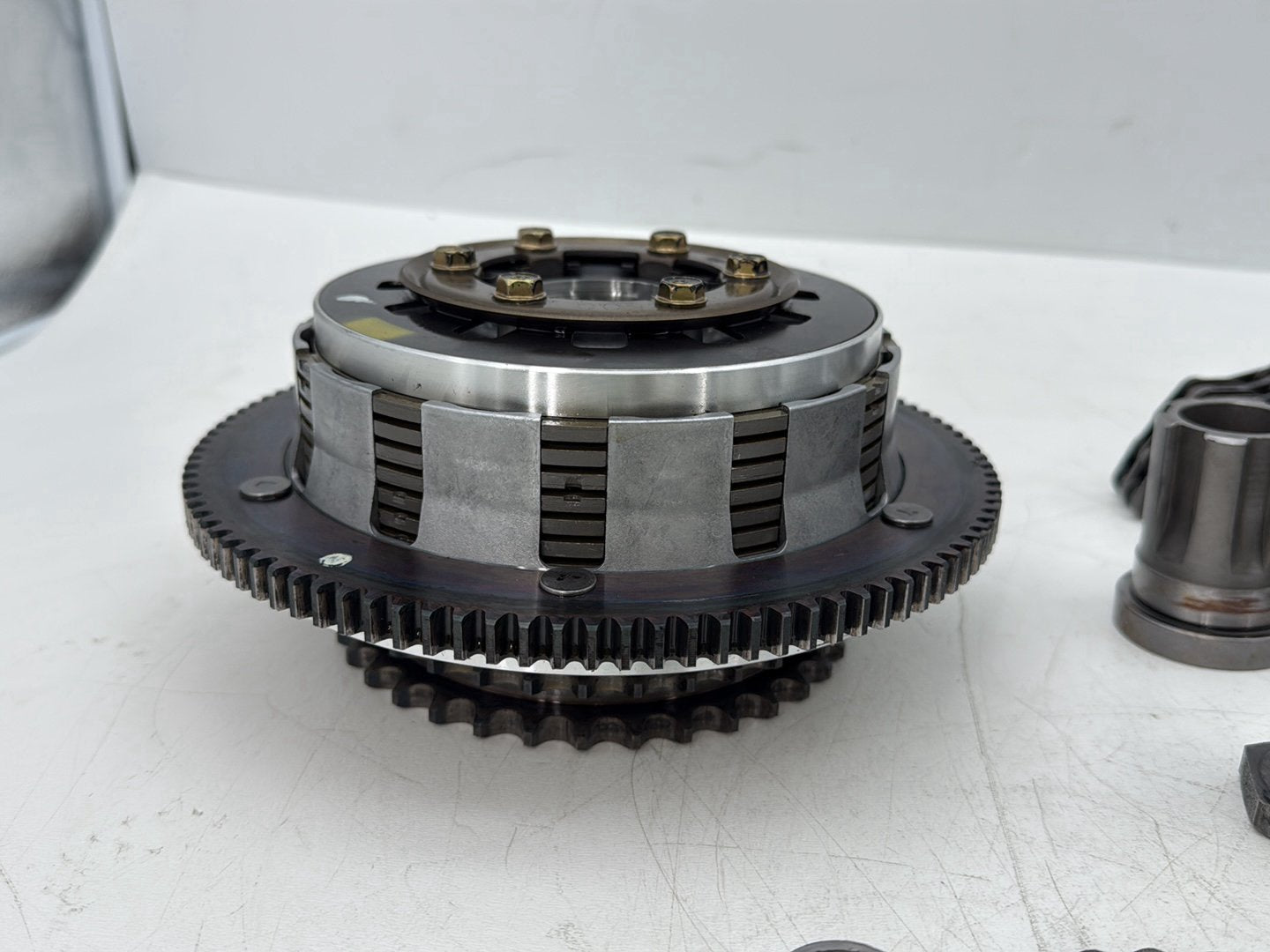 2005 Harley Touring FLHRCI Road King Classic OEM Clutch Basket Chain Tensioner Kit