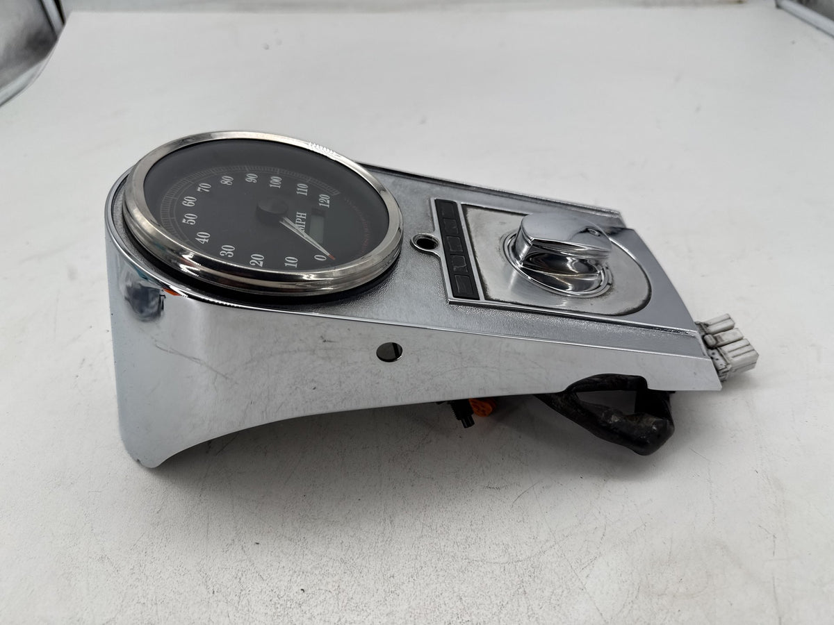 97 Harley Heritage Softail Classic Fuel Tank Dash Console Speedometer NOKey 23K
