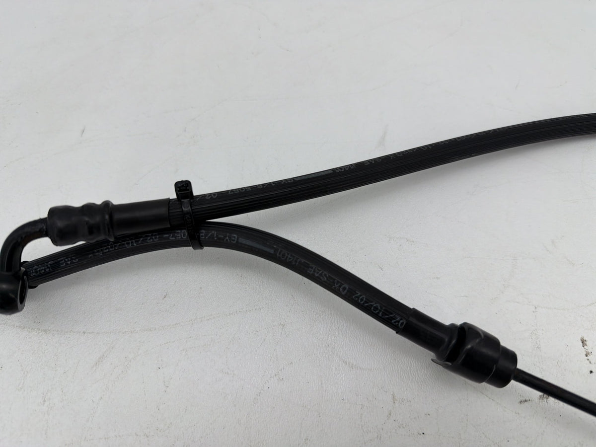 2003 Harley Softail Deuce FXSTDI OEM Front Brake Hose Line Pipe