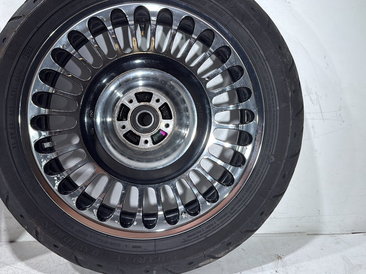 2010 Harley Electra Glide Touring Ultra OEM Front & Rear Wheel Rim Tire 16" 17"