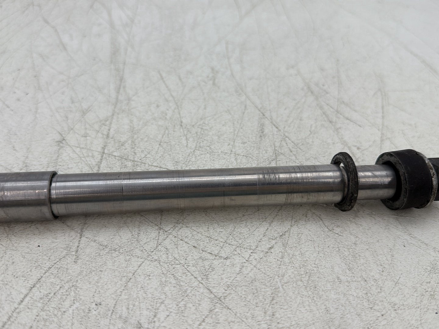 2004 Harley Sportster XL883C 883 Custom OEM Front Wheel Axle Bolt Shaft