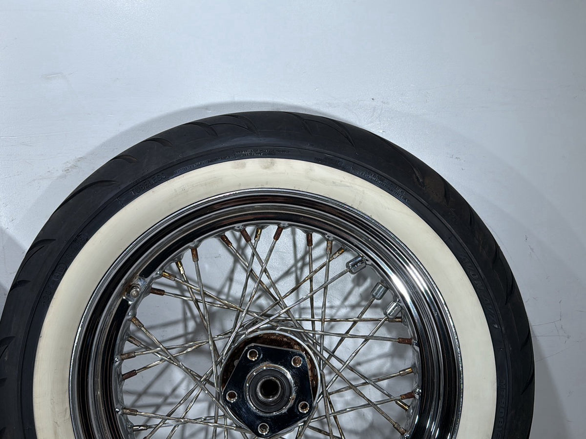 1990 Harley Electra Glide Touring Front Rear Wheel Rim Tire Spoked MT90B16 16"
