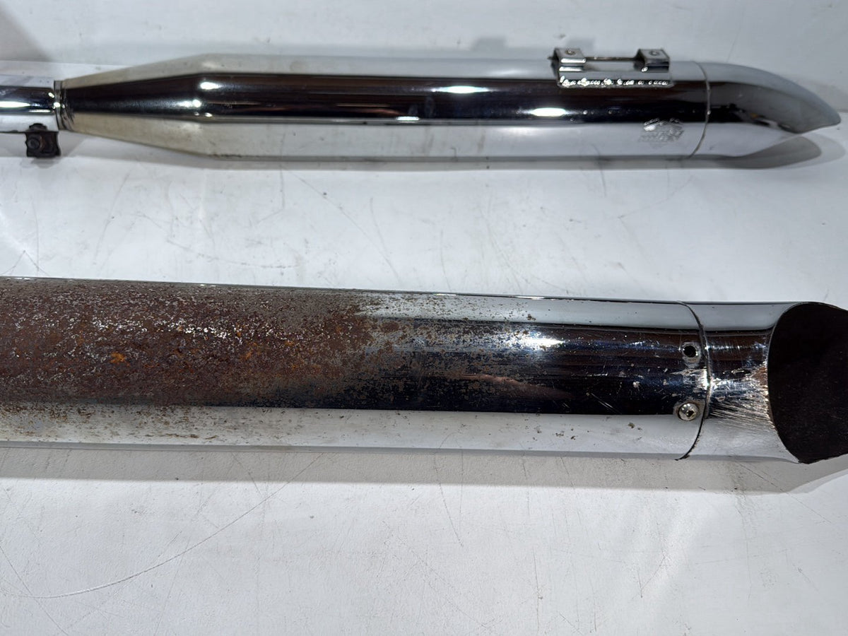 1995 Harley Touring Electra Glide Exhaust Muffler Silencer Slip On Vance & Hines