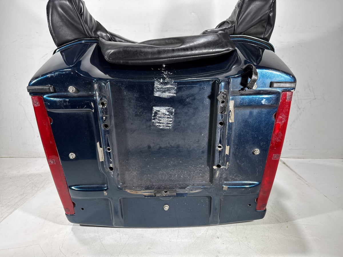 02 Harley Electra Glide Touring Classic OEM Pass Backrest Tour Pak Luggage NOKey
