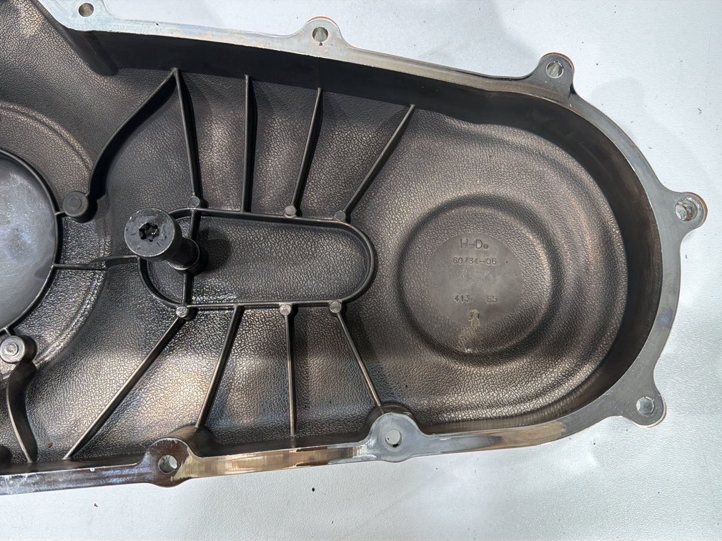 2011 Harley Heritage Softail Classic FLSTC OEM Outer Primary Clutch Cover