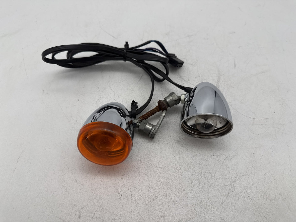 2008 Harley Softail Custom FXSTC OEM Front Left Right Turn Signal Indicators