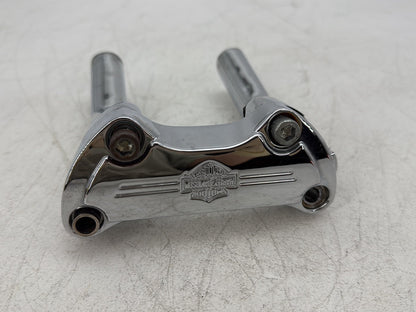 2001 Harley Sportster 883 Hugger XLH883 OEM Front Handlebar Riser Top Clamp Chrome