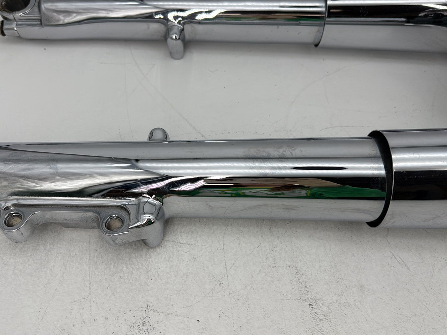 1999 - 2006 Harley-Davidson Touring CVO Screamin Eagle Road King Front Triple Tree Set & LH RH Fork Legs Sliders 45435-95 , 46473-00B