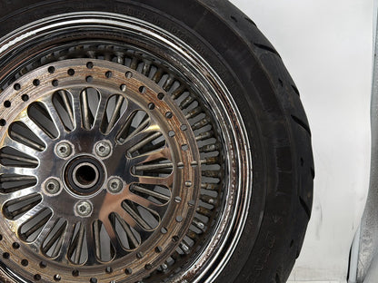 2013 Harley Street Glide Touring FLHX OEM Rear Wheel Rim Tire Spoked
