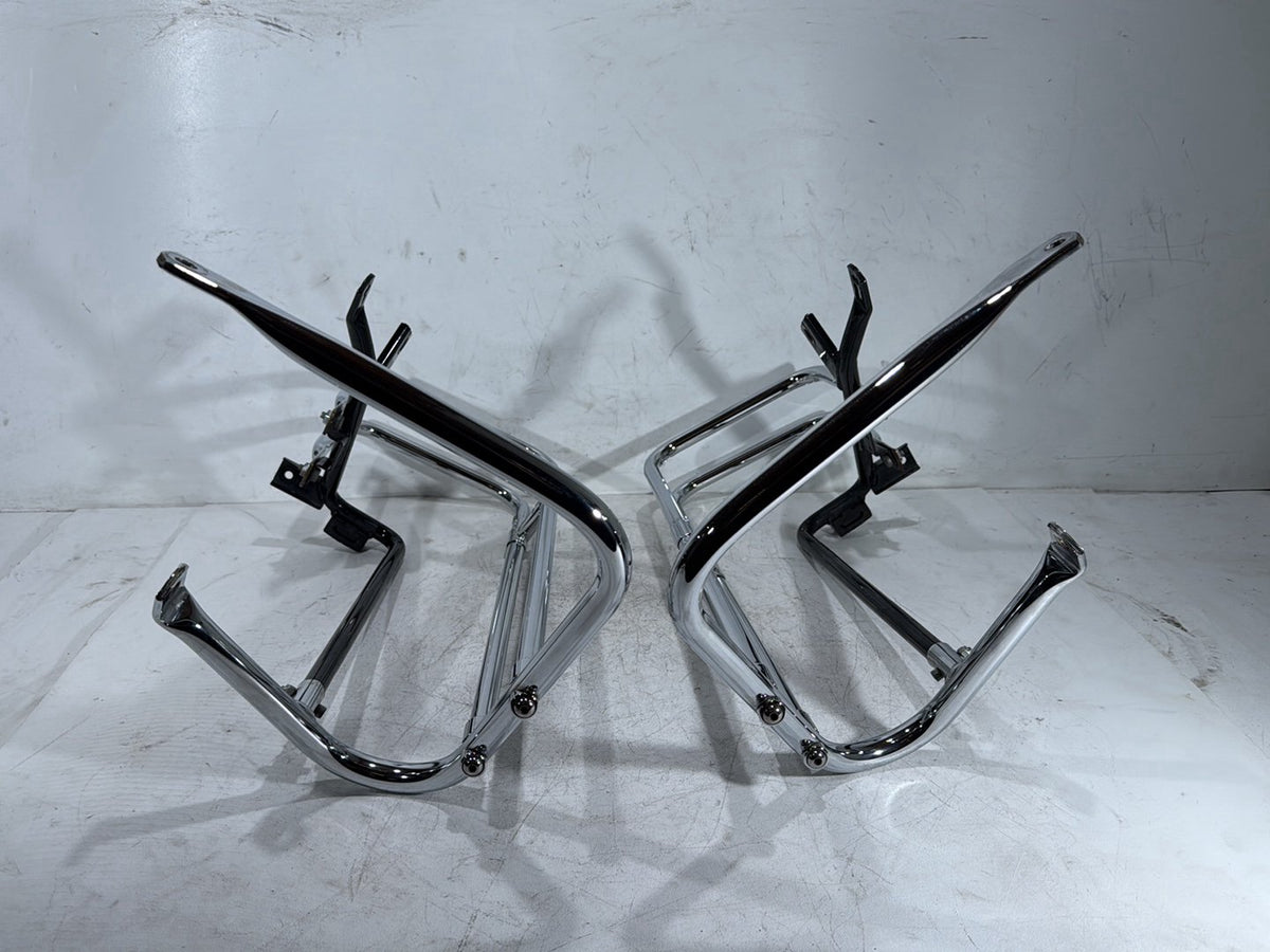 2012 Harley Electra Touring Ultra OEM Rear Left Right Saddlebag Guard Rails Bar