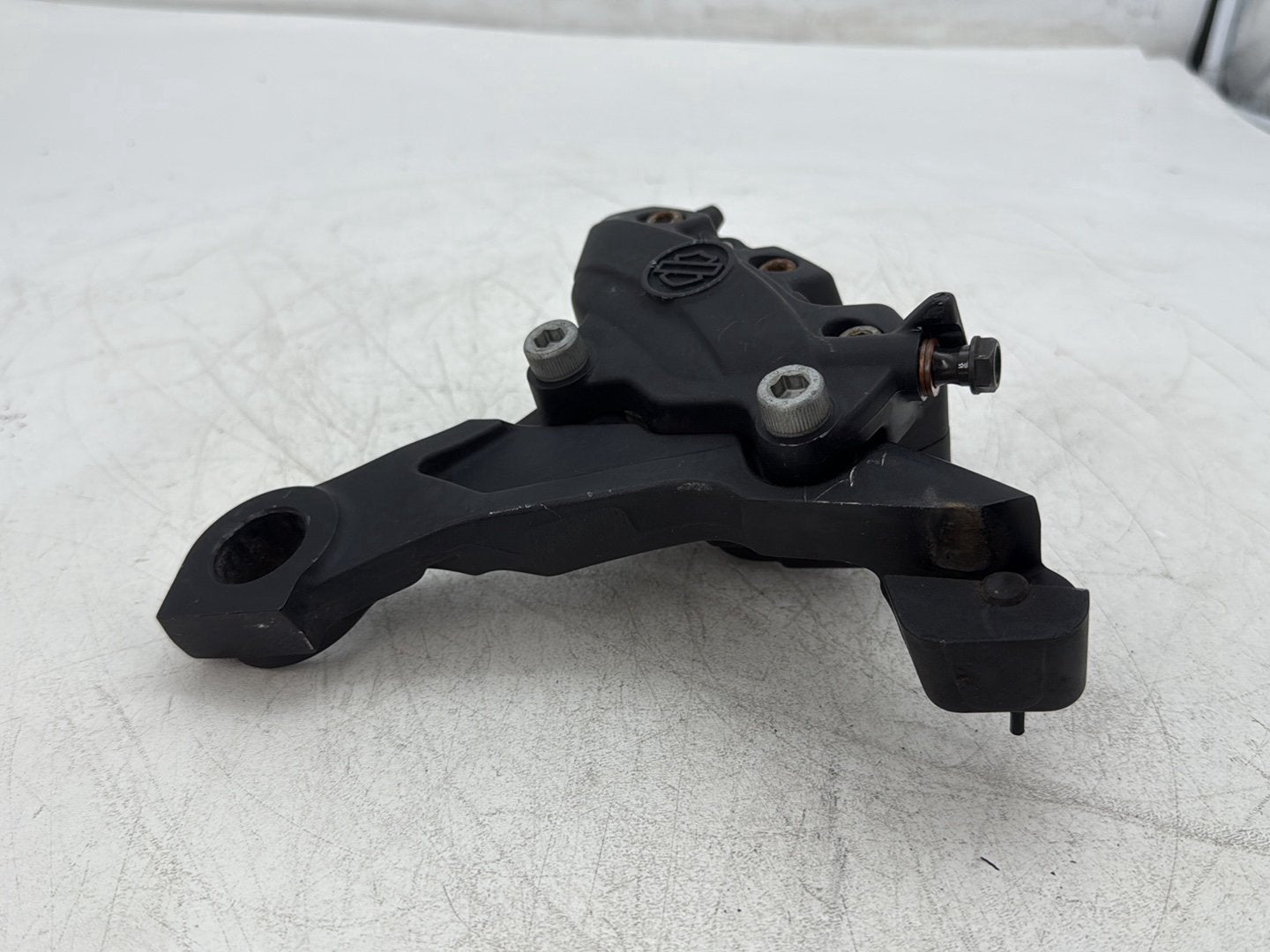 2010 Harley Street Glide Touring FLHX OEM Rear Back Brake Caliper w/ Bracket