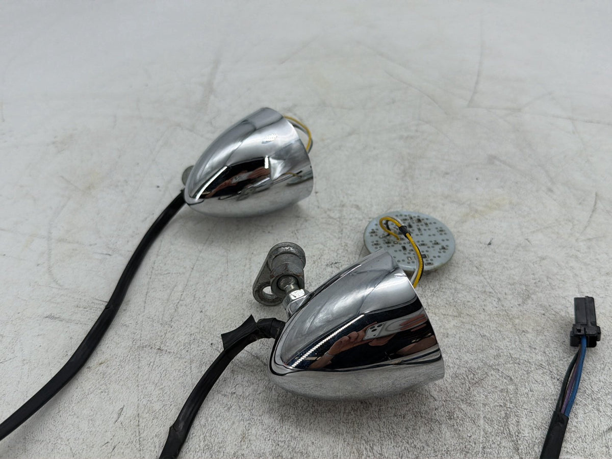 2006 Harley Dyna Super Glide FXDI OEM Front Left Right Turn Signal Indicators