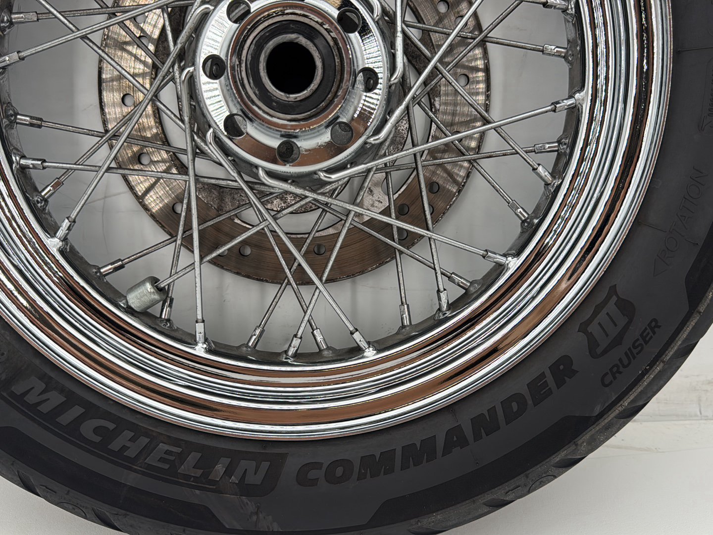 2007 Harley Softail Heritage Classic FLSTC OEM Rear Wheel Rim Tire Spoked