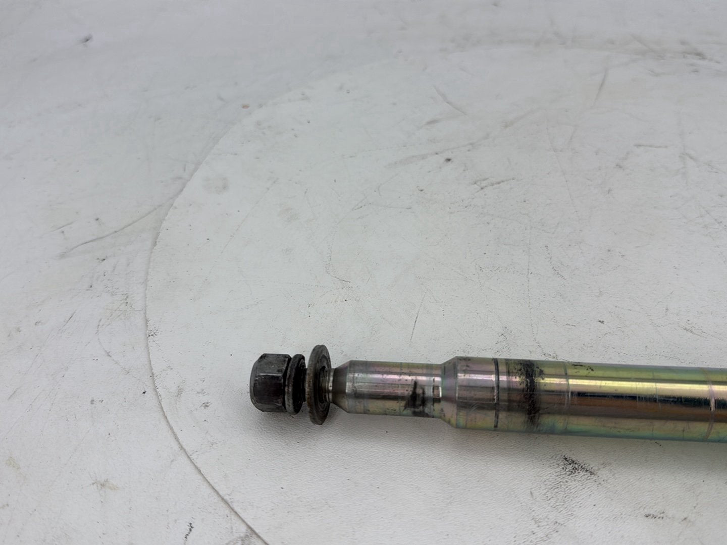 2006 Harley Dyna Super Glide Custom FXDCI OEM Front Wheel Axle Bolt Shaft