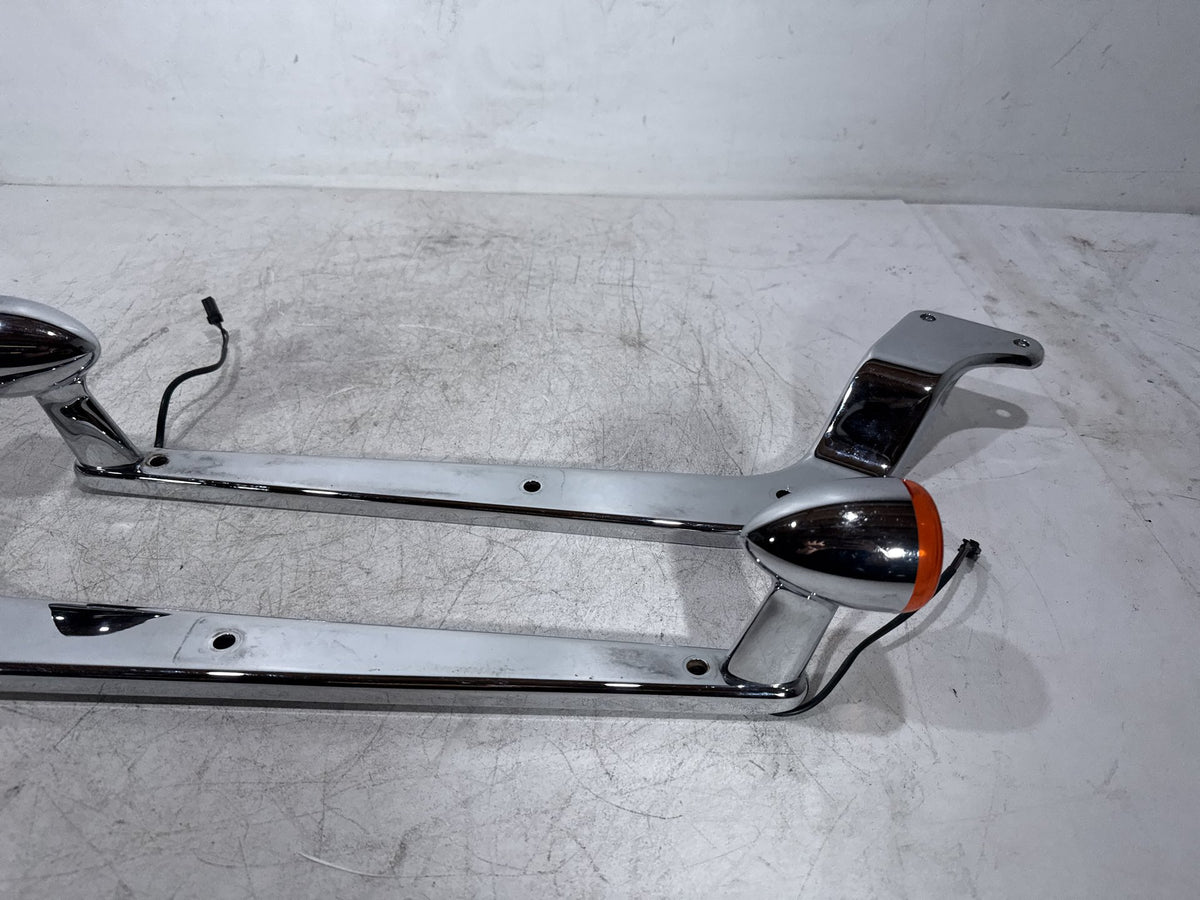 2005 Harley Softail FXST OEM Rear Left Right Fender Struts Bracket & Turn Signal
