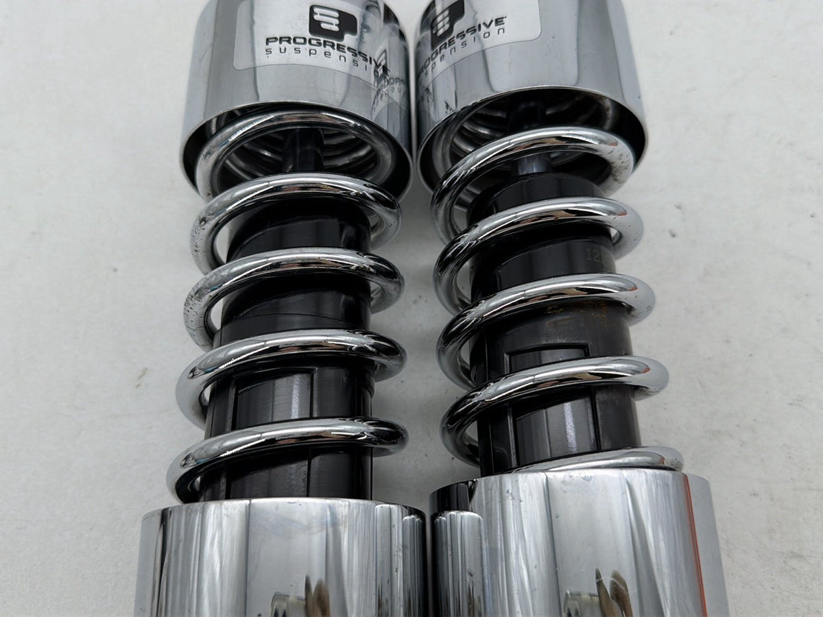 1990 Harley Electra Touring Rear Left Right Shock Absorbers Progressive 11.5"