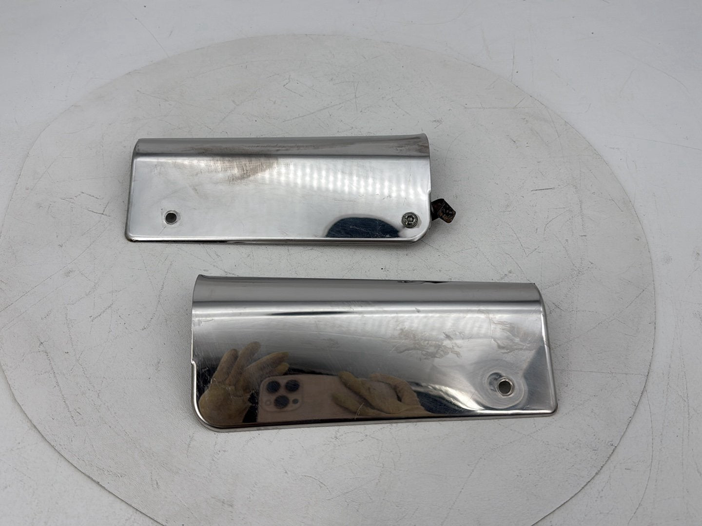 1999 - 2006 Harley-Davidson Softail Heritage Front Left Right Fork Tube Slider Guard Covers 67816-86