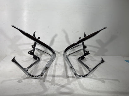 2013 Harley Electra Glide Touring Ultra FLHTCUI OEM Rear Left Right Saddlebag Guard Rails Bar