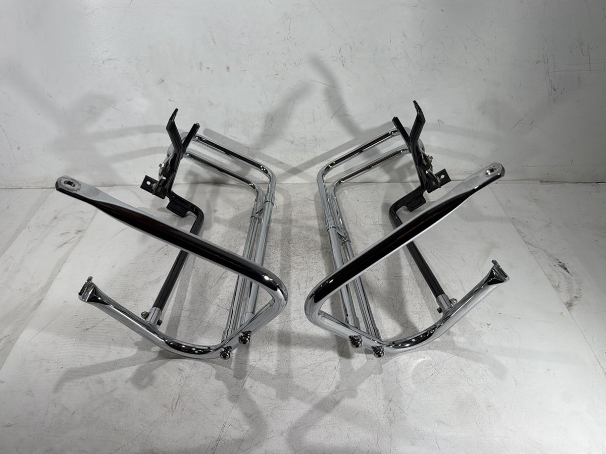 2012 Harley Electra Touring Ultra OEM Rear Left Right Saddlebag Guard Rails Bar