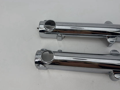 1999 - 2006 Harley-Davidson Dyna Low Rider Front Left & Right Fork Legs Sliders Chrome