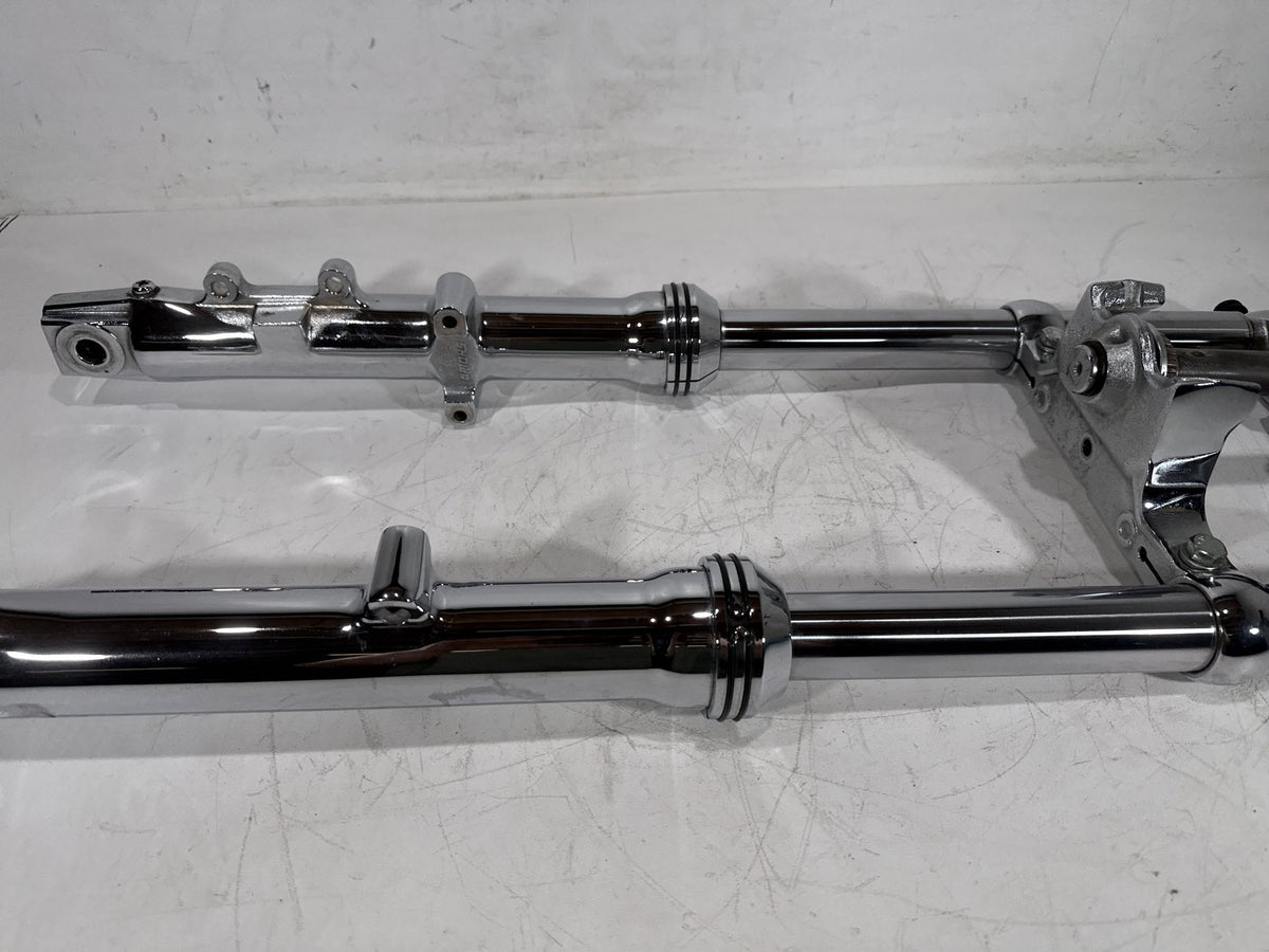 2001 Harley Softail Standard OEM Front Triple Tree Set & LH RH Fork Legs Sliders