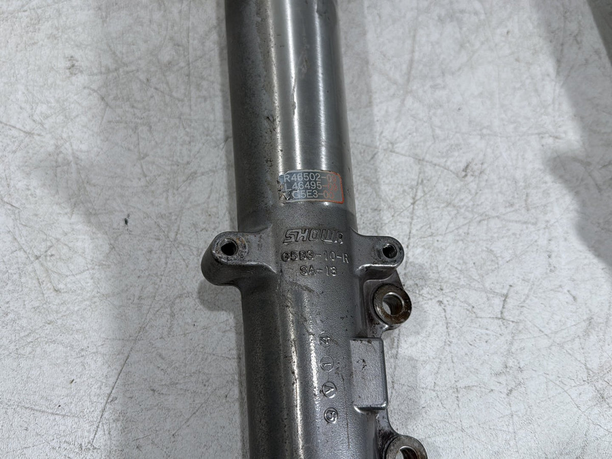 10 Harley Electra Glide Touring Front Triple Tree Set & LH RH Fork Legs Sliders