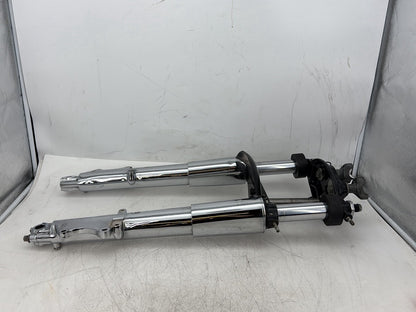 1995 Harley Road King Touring FLHR OEM Front Triple Tree Set & LH RH Fork Legs Sliders