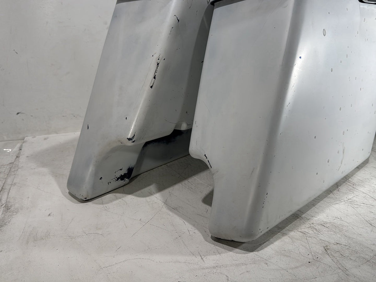 1996 Harley Road King Touring Police FLHPI OEM Left Right Saddlebags Luggage NOKey