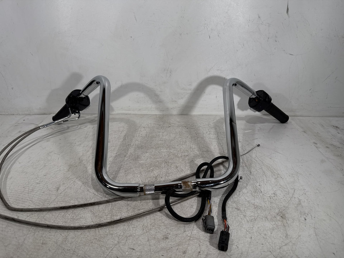 2001 Harley Fat Boy Softail FLSTF OEM Handlebars Left Right Switches Controls