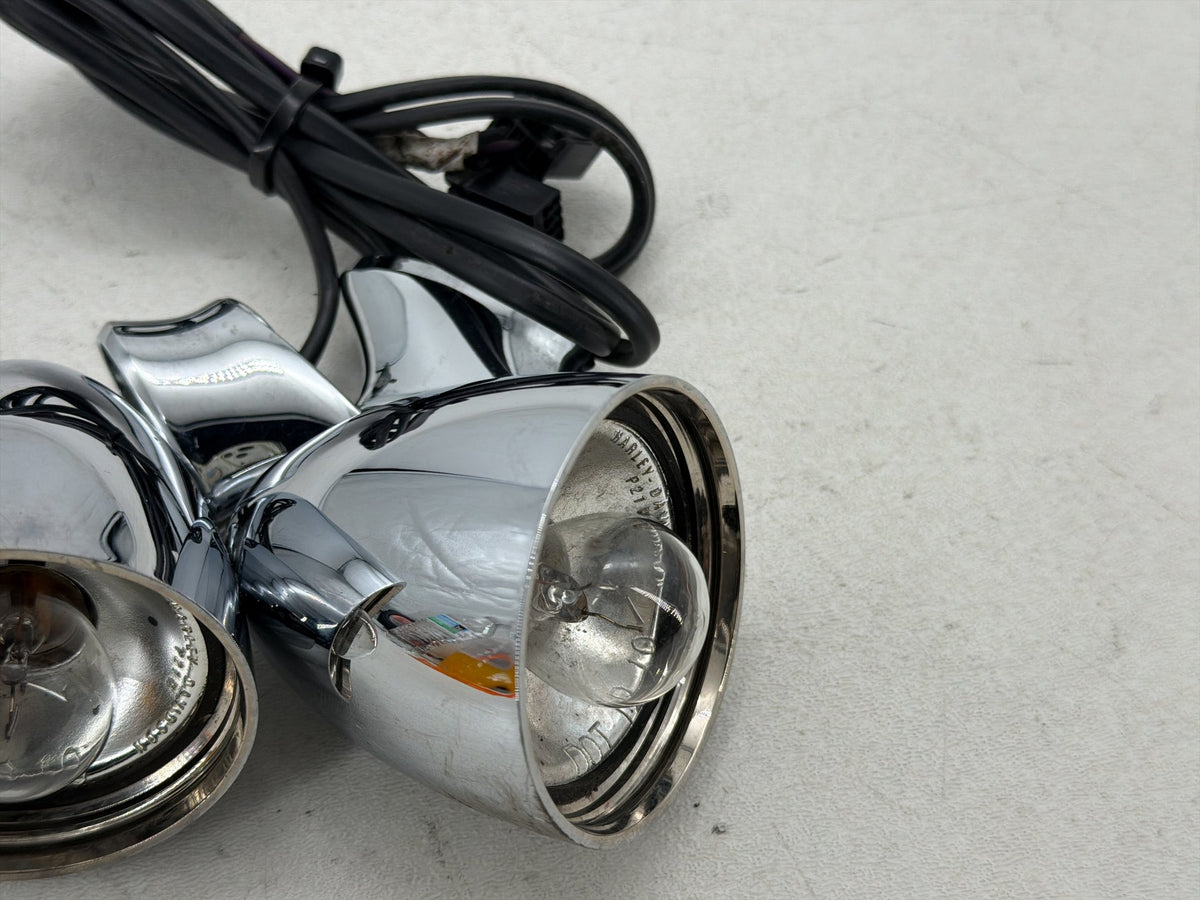 2016 Harley Dyna Fat Bob FXDF 103 OEM Rear Left & Right Turn Signals