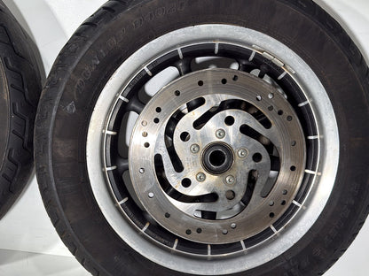1999 - 2006 Harley-Davidson Touring Electra Glide Classic Front & Rear Wheel Rim Tire