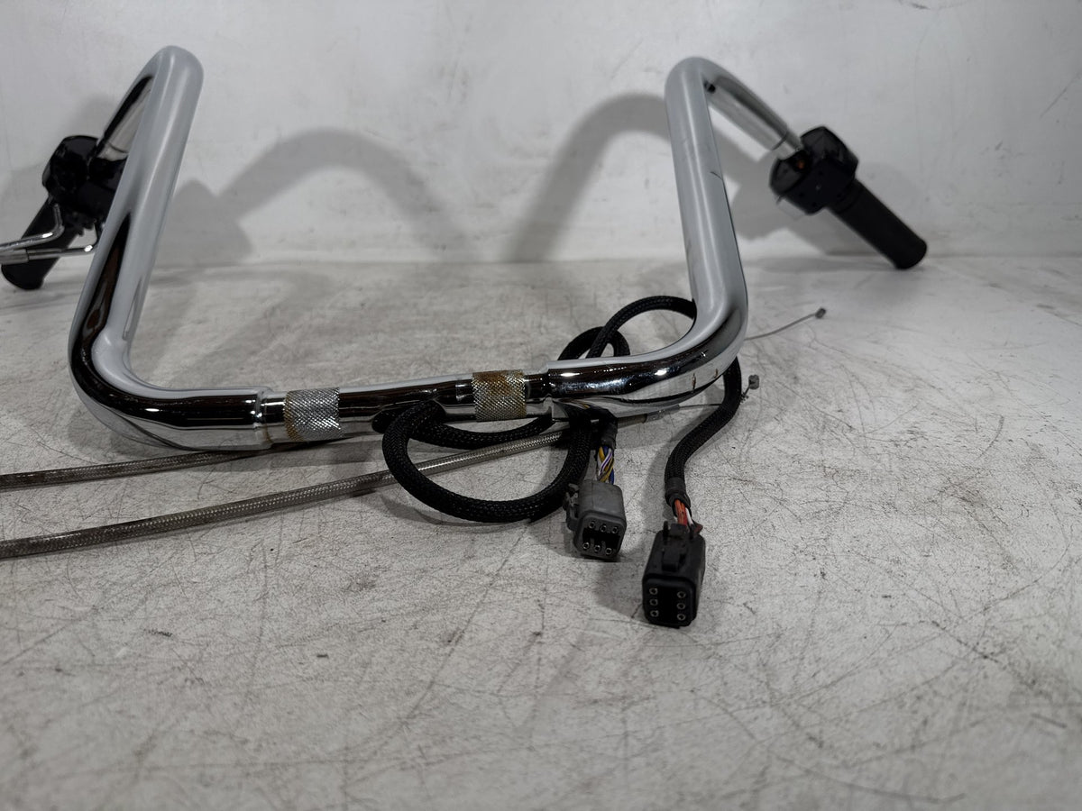 2001 Harley Fat Boy Softail FLSTF OEM Handlebars Left Right Switches Controls