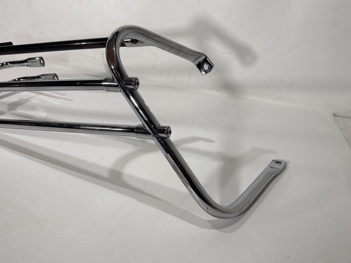 2003 Harley Electra Glide Touring Ultra FLHTCUI OEM Rear Left Right Saddlebag Guard Rails Bar