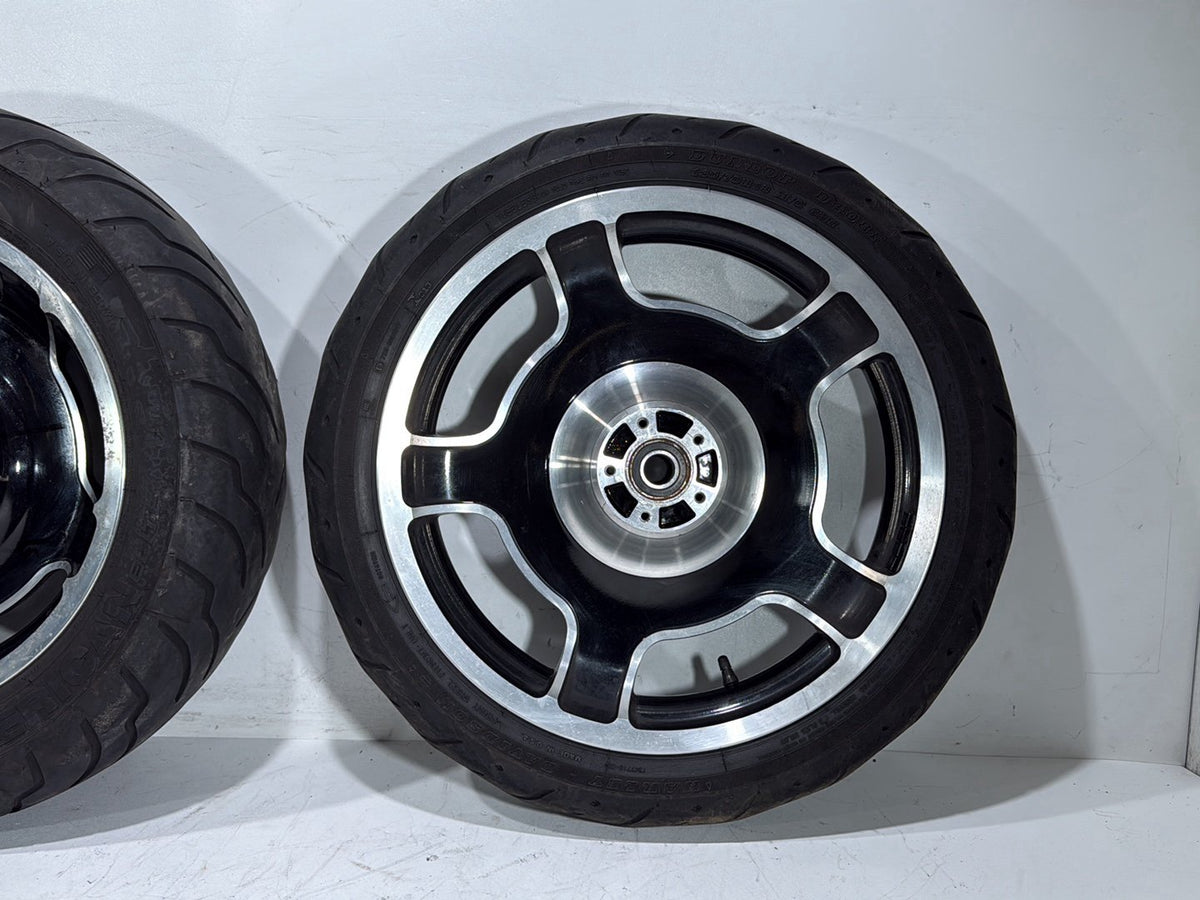 13 Harley Street Glide Touring OEM Front & Rear Wheel Rim Tire AIRSTRIKE 16" 18"