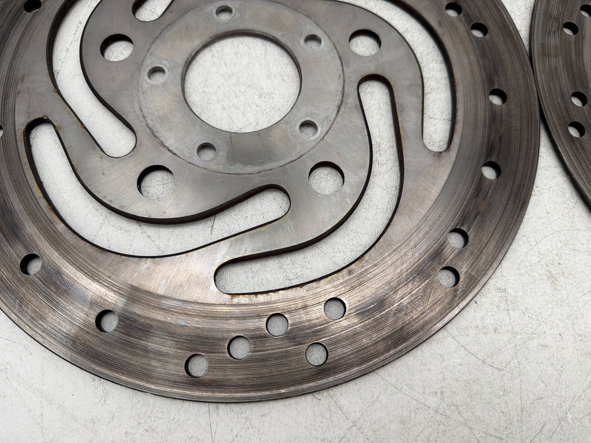 2004 Harley Electra Glide CVO Screamin Eagle OEM Front Brake Rotors Disc Pair