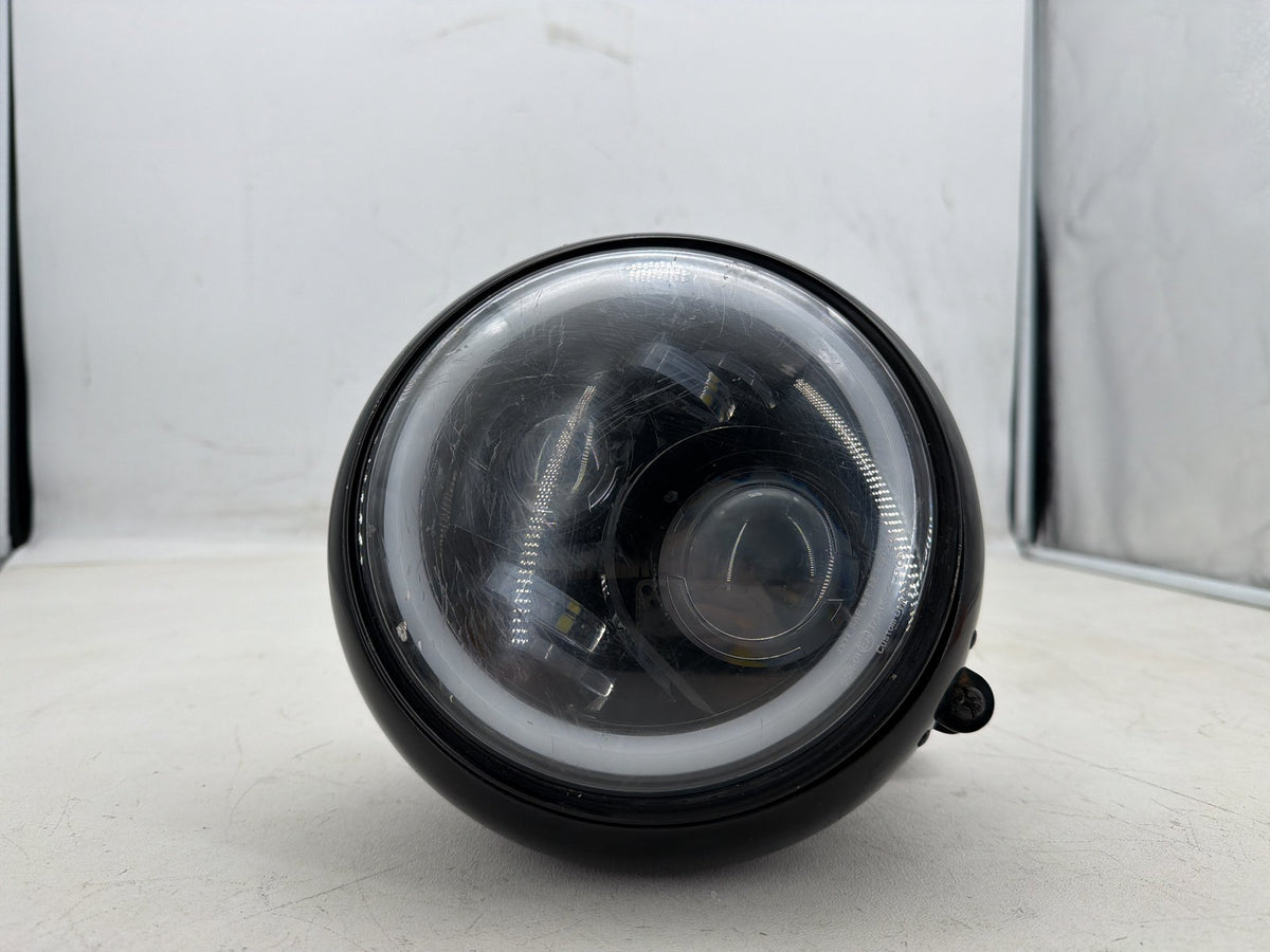 2016 Harley Dyna Fat Bob FXDF 103 Headlight Headlamp Head Lamp Light led DENTED